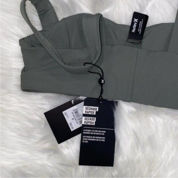 Hurley Womens Size Small Quick Dry Surf Bikini Top - Picture 8 of 11